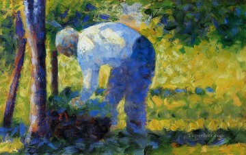 ジョルジュ・スーラ Painting - 庭師 1884